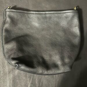 Chic Black Leather Hobo Bag
